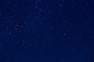 Low angle view of star field at night