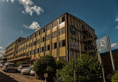 Low angle view of building against sky