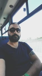 Portrait of young man