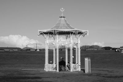 Gazebo against sky