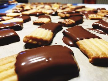 Close-up of chocolate cake