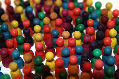 Full frame shot of multi colored candies