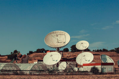 Antenna tower against sky