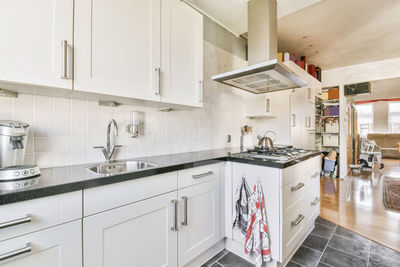 Close-up of kitchen at home