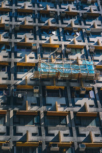 Full frame shot of old building