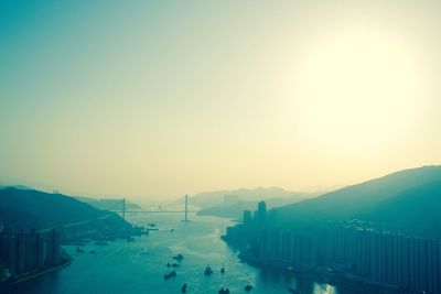 Scenic view of mountains