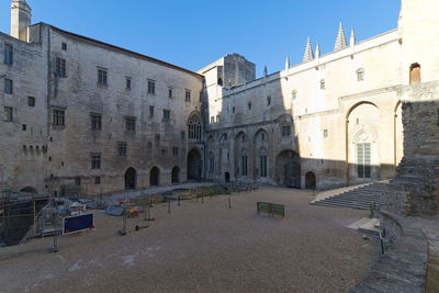 View of old building against sky