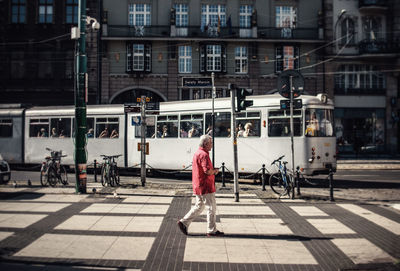 View of city street