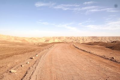 Scenic view of desert