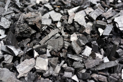 Full frame shot of firewood