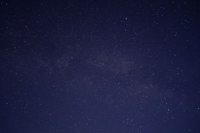 Low angle view of stars against sky at night