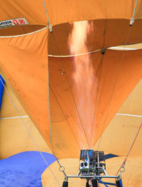 High angle view of balloons on floor