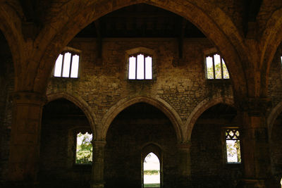 Low angle view of historical building