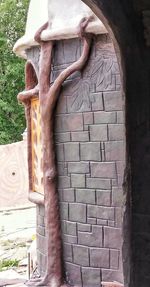 View of brick wall