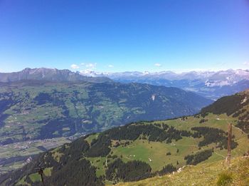 Scenic view of mountains