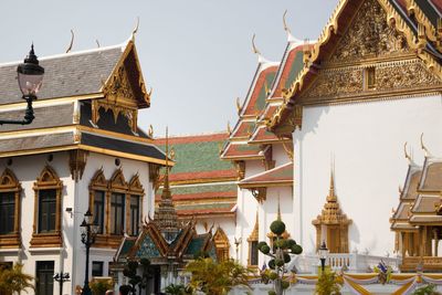 Low angle view of temple building