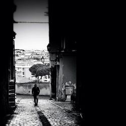 People walking on street in city