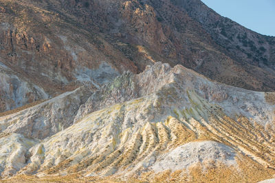 Aerial view of mountain range