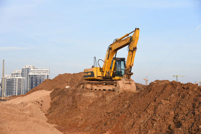 View of construction site against sky