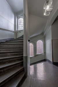 Empty corridor of building