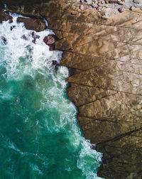 River flowing through rocks