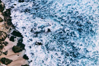 Full frame shot of sea water