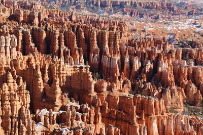 View of rock formation