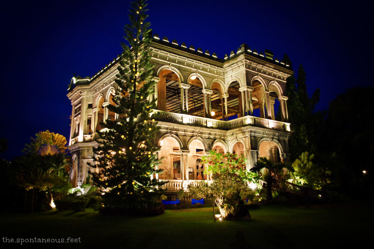 The Ruins of Talisay. Lights Ruins Palace Historical Illuminated Tree Politics And Government Business Finance And Industry Façade Sky Historic Residential Structure