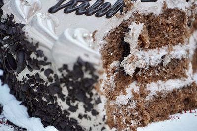 Close-up of cake