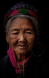 Close-up portrait of a woman