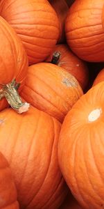 Full frame shot of pumpkins at market