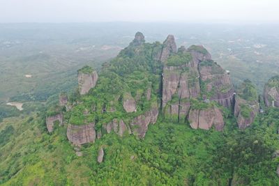 Panoramic view of landscape against sky