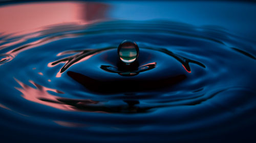 Full frame shot of water in swimming pool