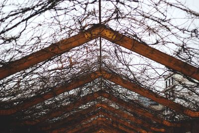 Low angle view of temple against sky