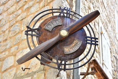 Close-up of clock