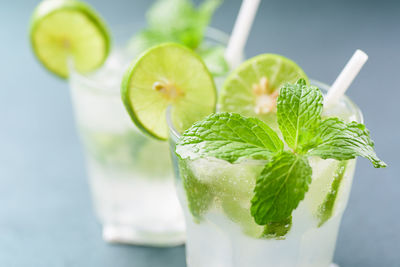 Close-up of drink on table