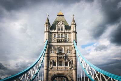 Low angle view of bridge