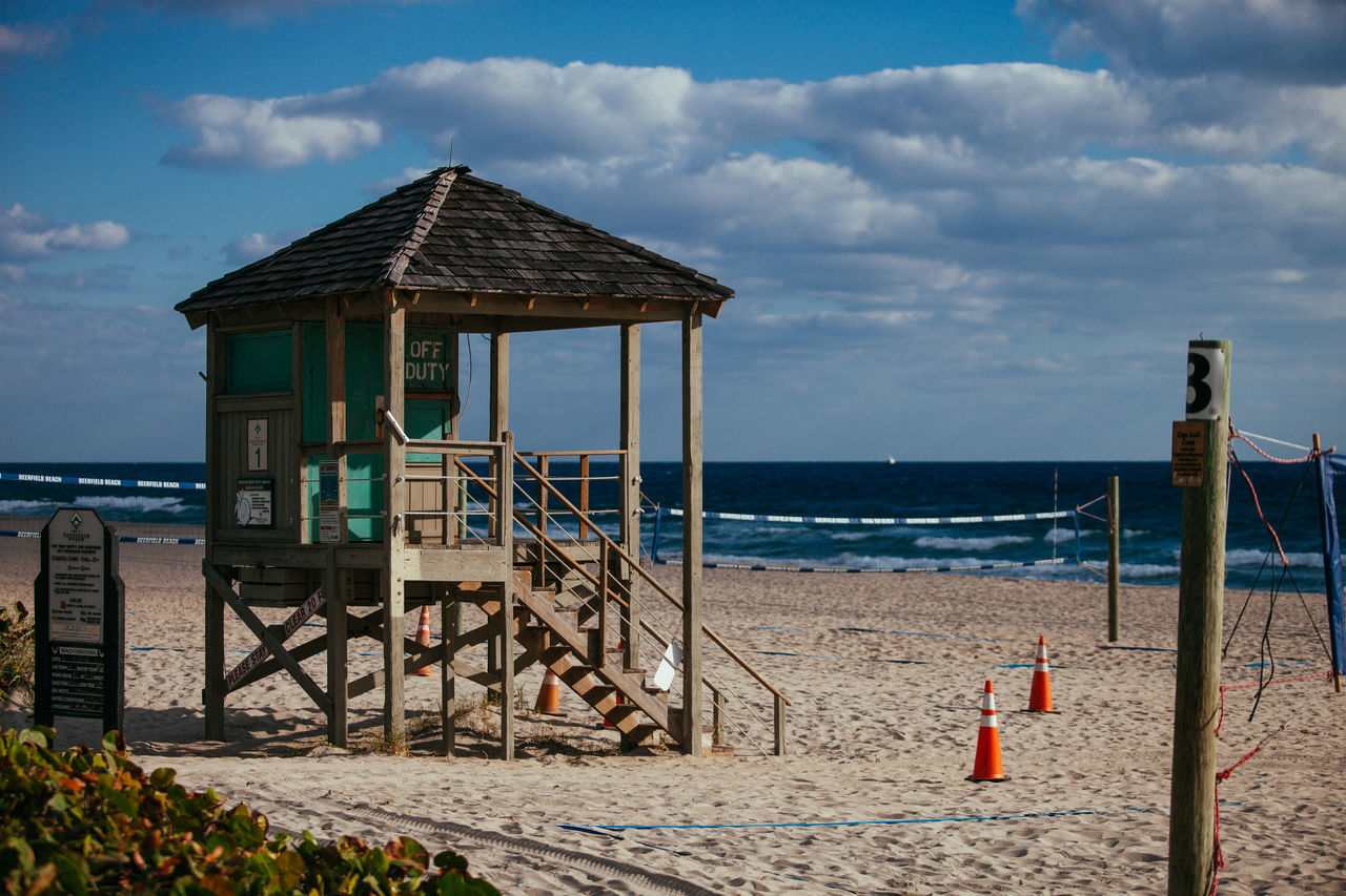 LIFEGUARD HUT AT BEACH