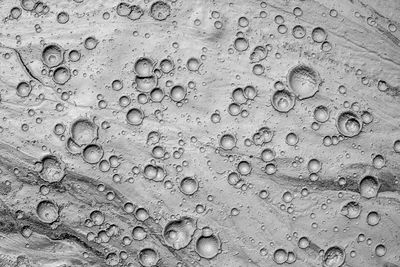 Full frame shot of raindrops on window