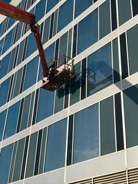 Low angle view of modern office building