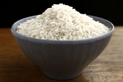 Close-up of meal served in bowl on table