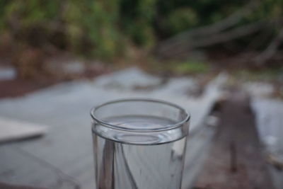 Close-up of drink in water