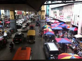 Crowd in city