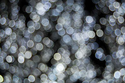 Full frame shot of defocused illuminated lights