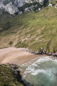 High angle view of landscape