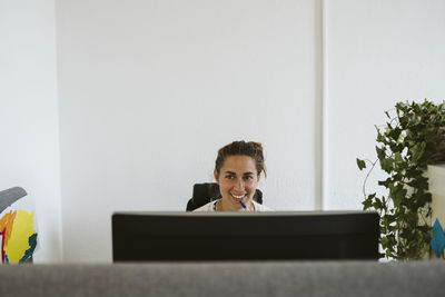 Woman working in office