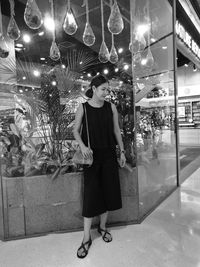 Full length portrait of boy standing on floor