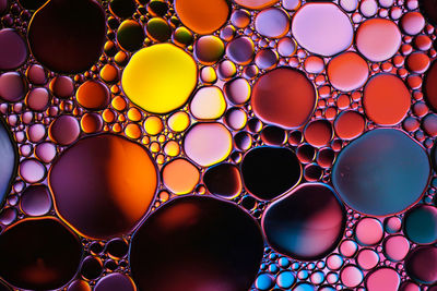 Full frame shot of colorful drinking straws