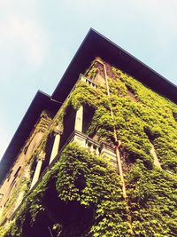 Low angle view of historical building against sky