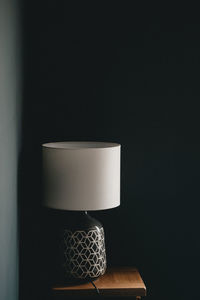 Minimal lamp with blank space